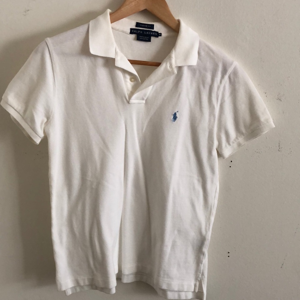 Ralph Lauren Classic Fit White Polo